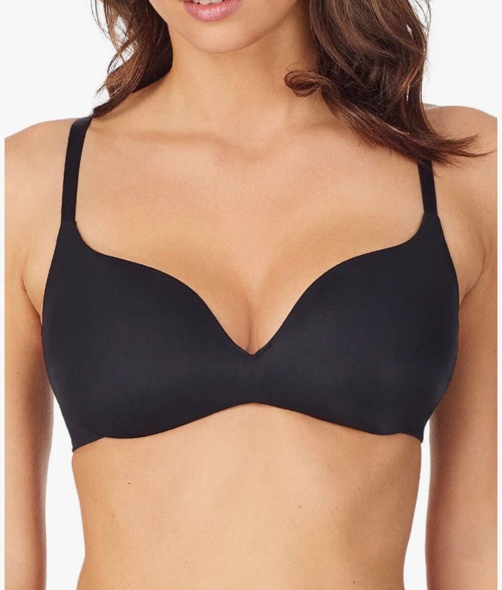 New Le Mystere sheer seduction wireless bra black 32C